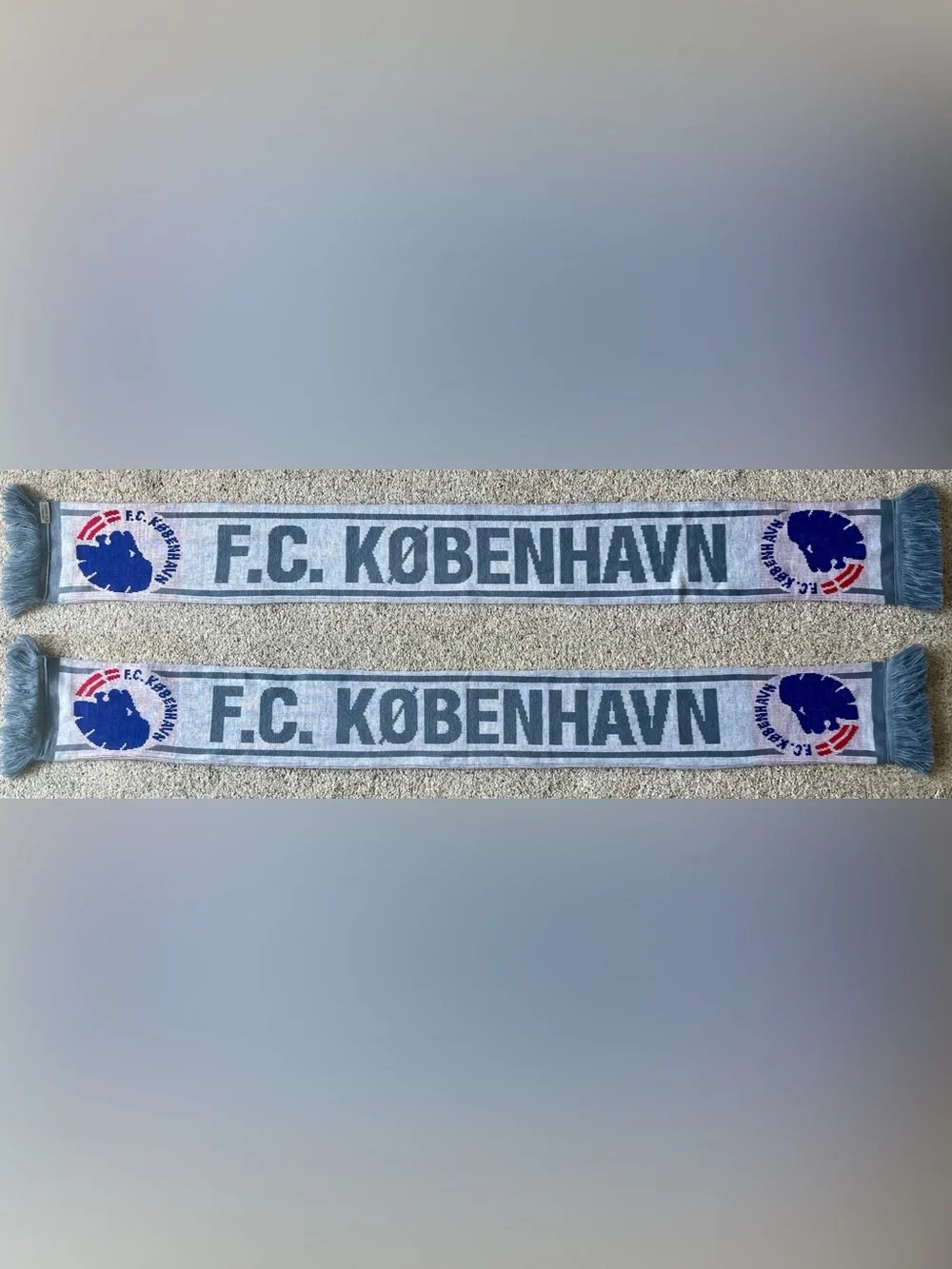 F.C. København Copenhagen Denmark Soccer Scarf